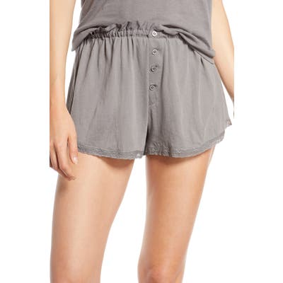 The Great. The Lace Pajama Shorts