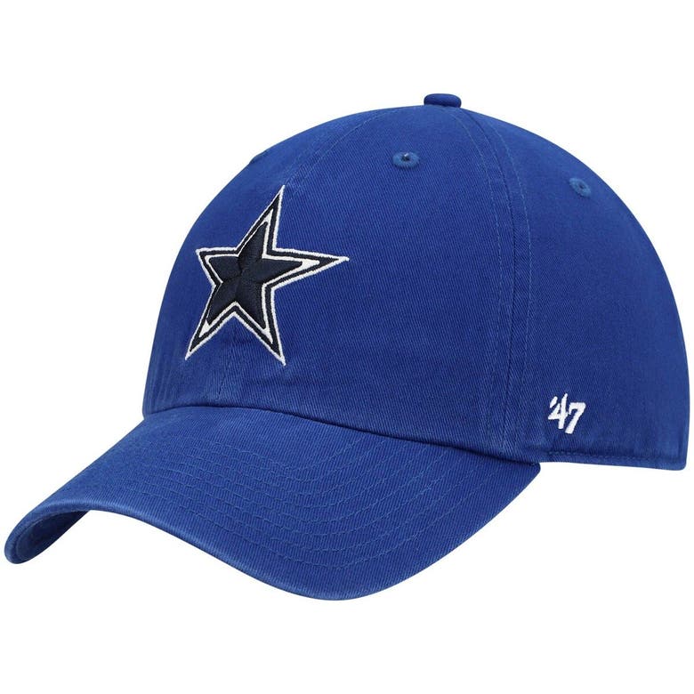 47 BRAND '47 ROYAL DALLAS COWBOYS PRIMARY CLEAN UP ADJUSTABLE HAT