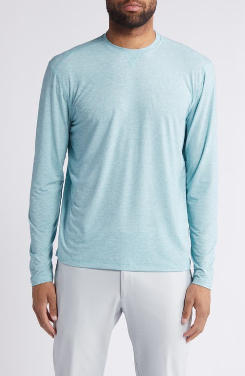 Johnnie-o Course Long Sleeve Performance T-shirt In Blue