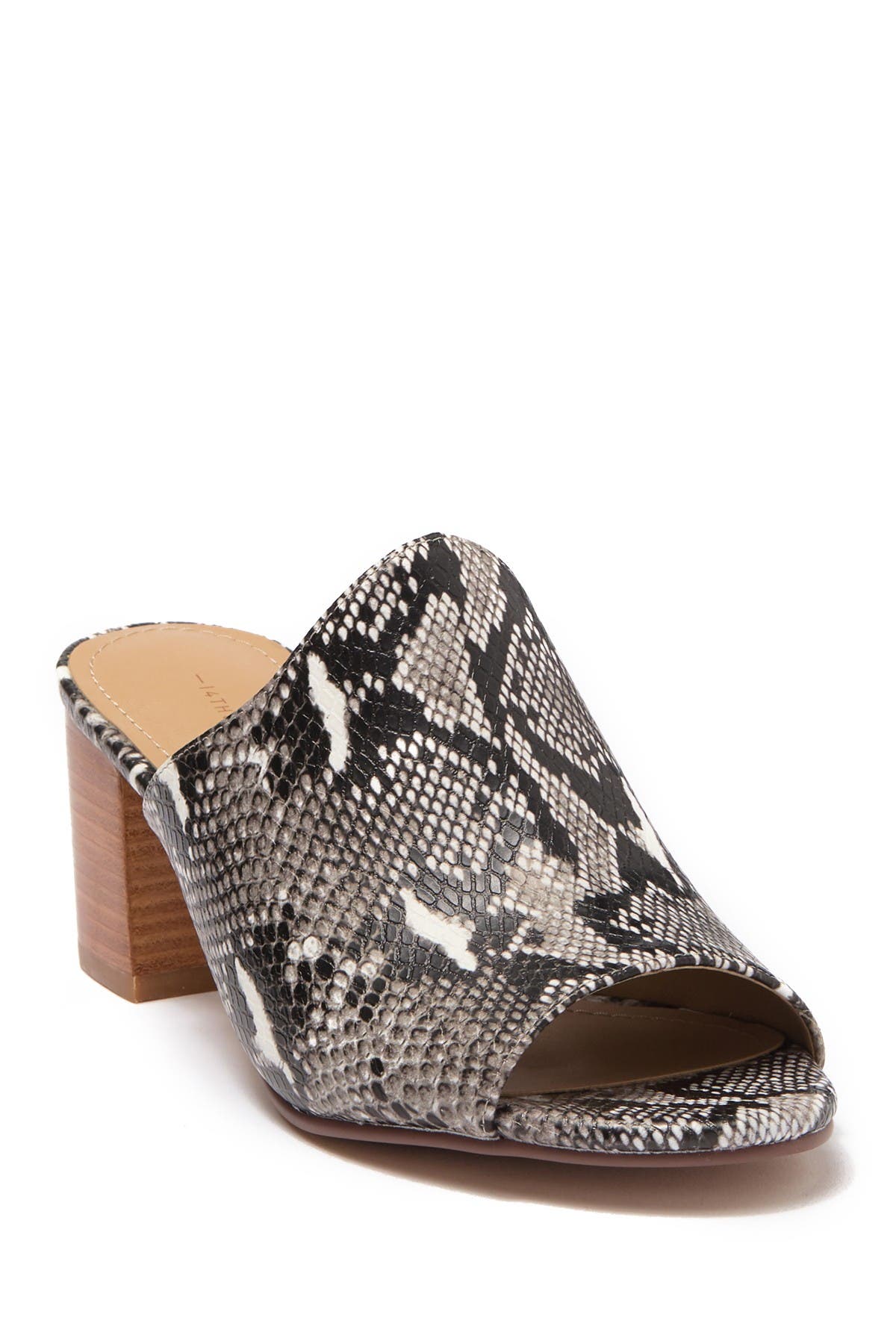 14th & union hayzel block heel mule