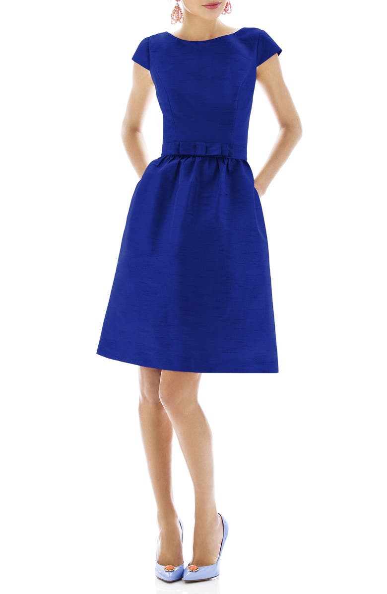 Alfred Sung Woven Fit & Flare Dress | Nordstrom