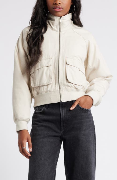 Shop Bp. Quilted Cotton Utility Jacket In Beige Pumice