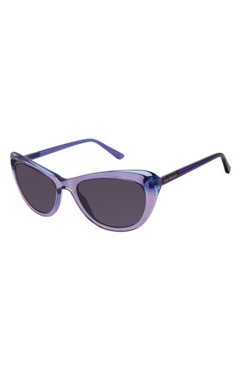 Isaac Mizrahi New York 54mm Cat Eye Sunglasses In Lavender