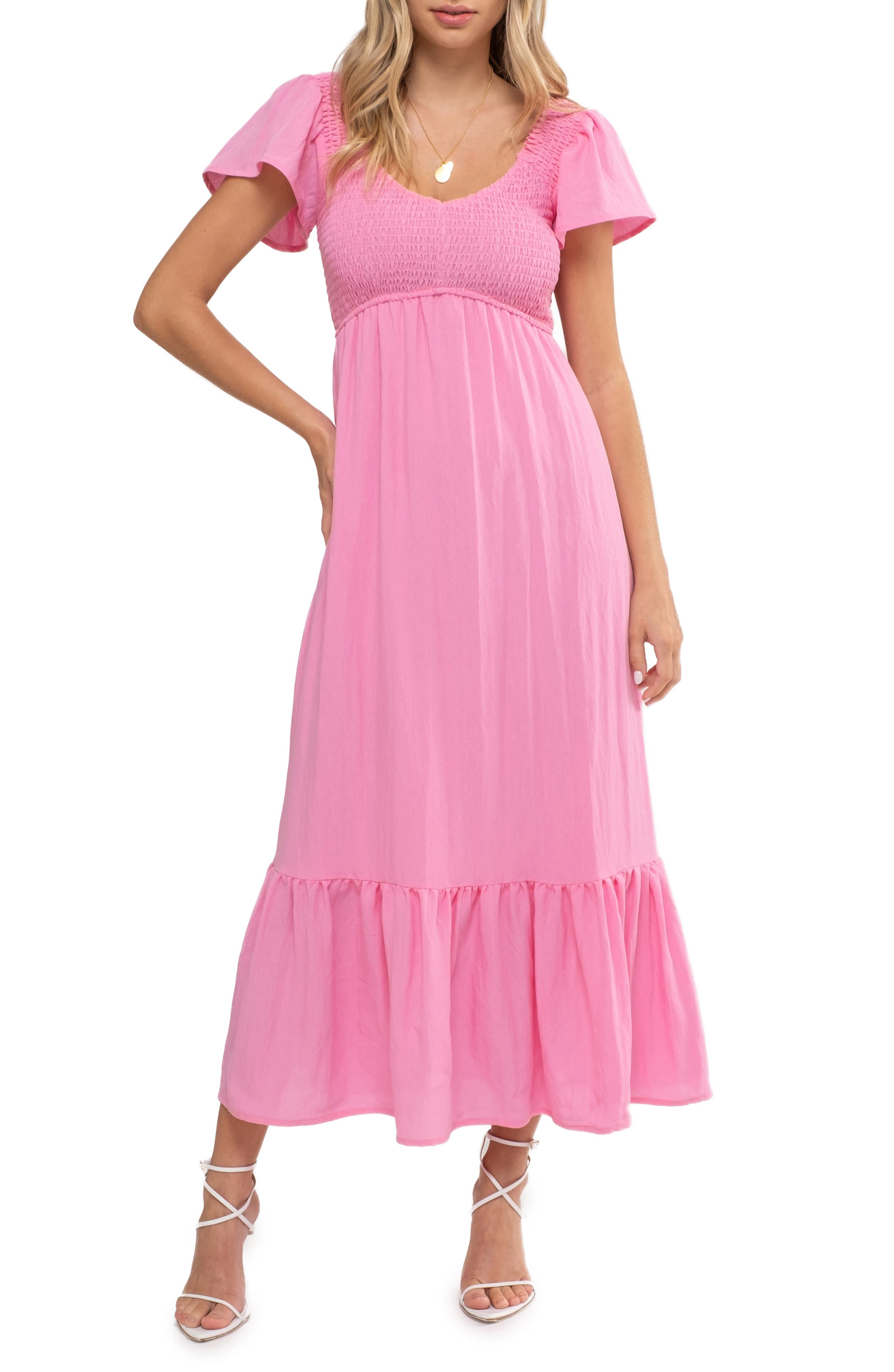 Empire Waist Tiered Gown