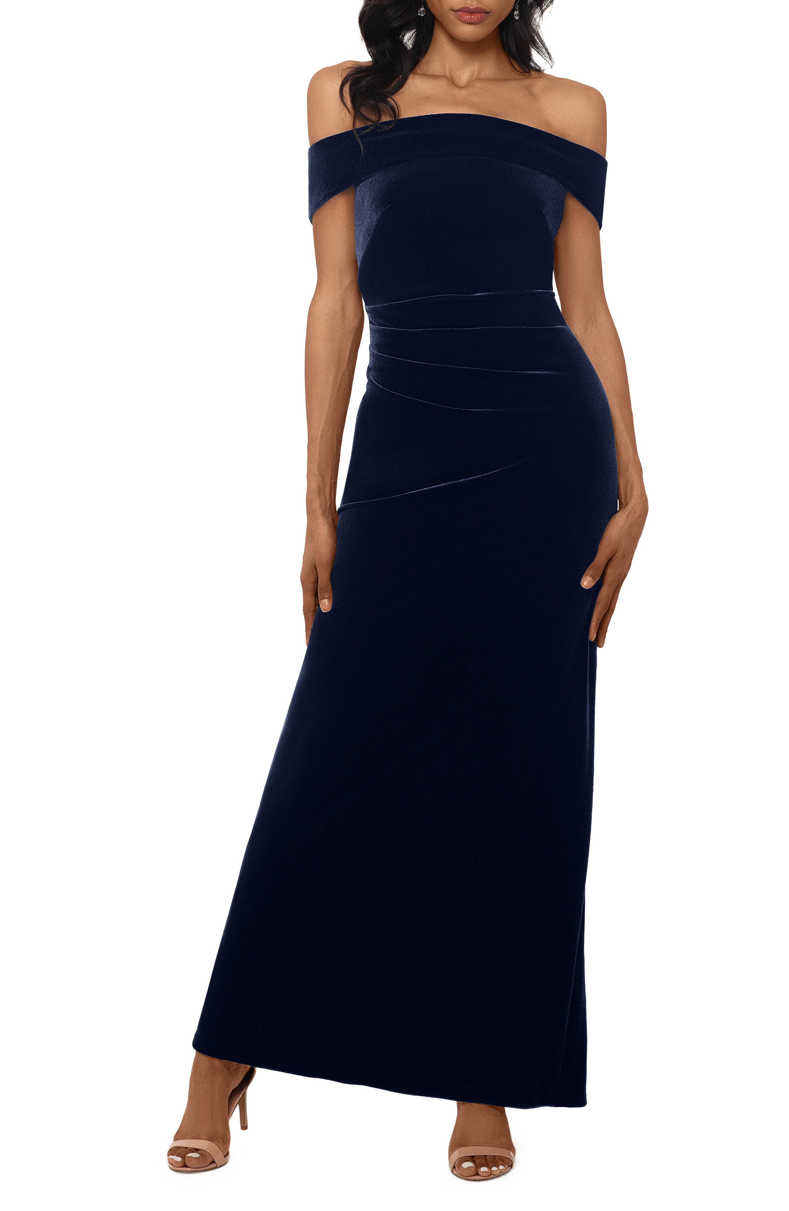 blue velvet dress | Nordstrom