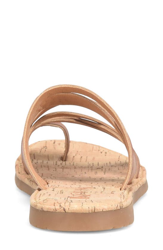 Korks Clemmons Strappy Sandal In Dark Tan