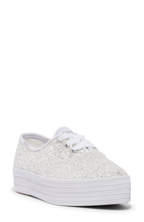 Keds Point Glitter Platform Sneaker at Nordstrom,