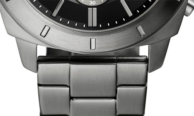 Fossil Privateer Chronograph Quartz Bracelet Watch, 45mm In Smoke