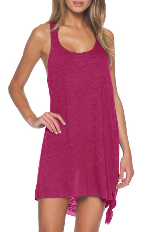 Becca Breezy Knot Cover-Up Dress in Pomegranate