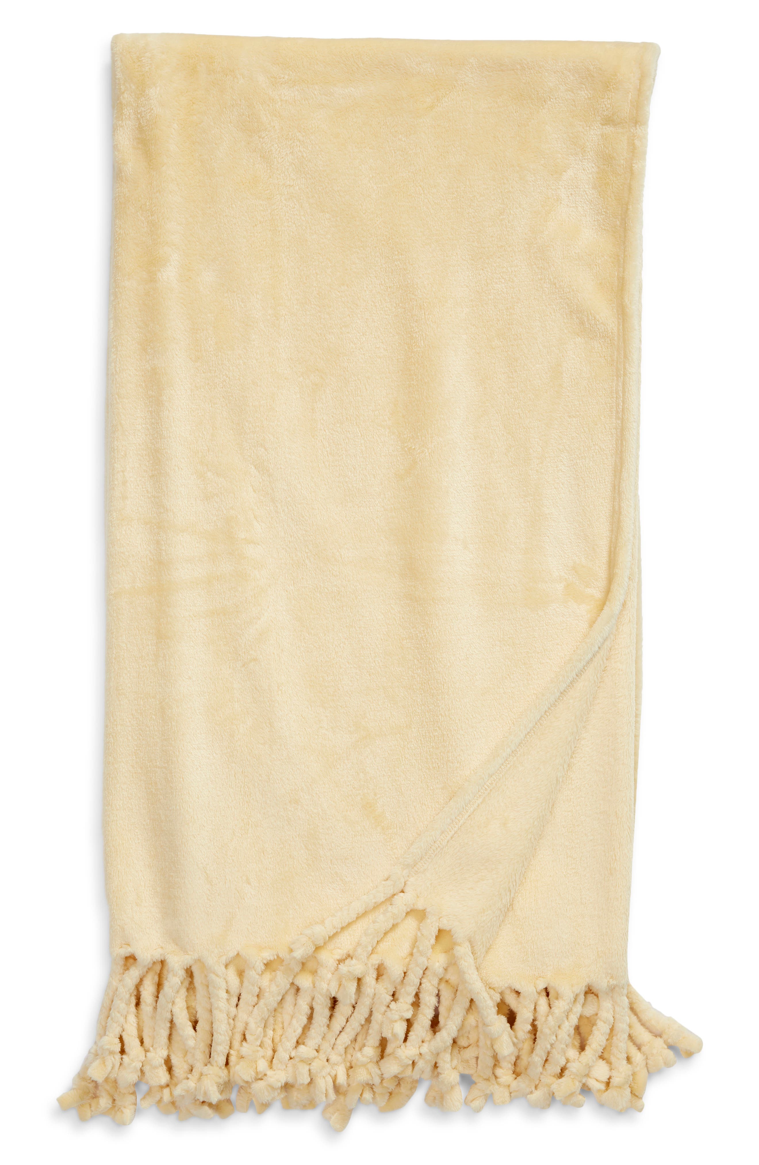 NORDSTROM AT HOME,
                            Kennebunk Bliss Plush Throw,
                            Main thumbnail 69, color,
                            741