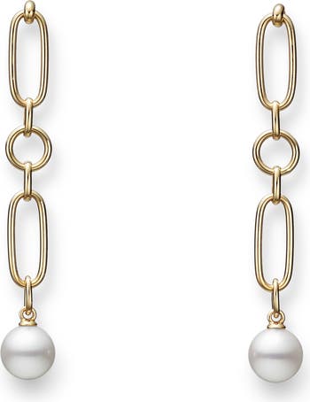 Mikimoto pearl earrings best sale nordstrom