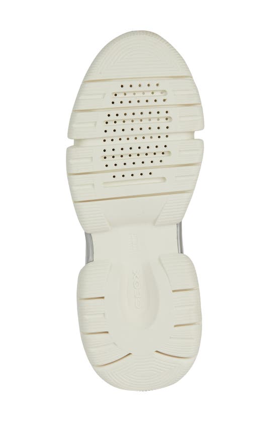 Shop Geox Adacter Water Resistant Slip-on Sneaker In White/ Yellow