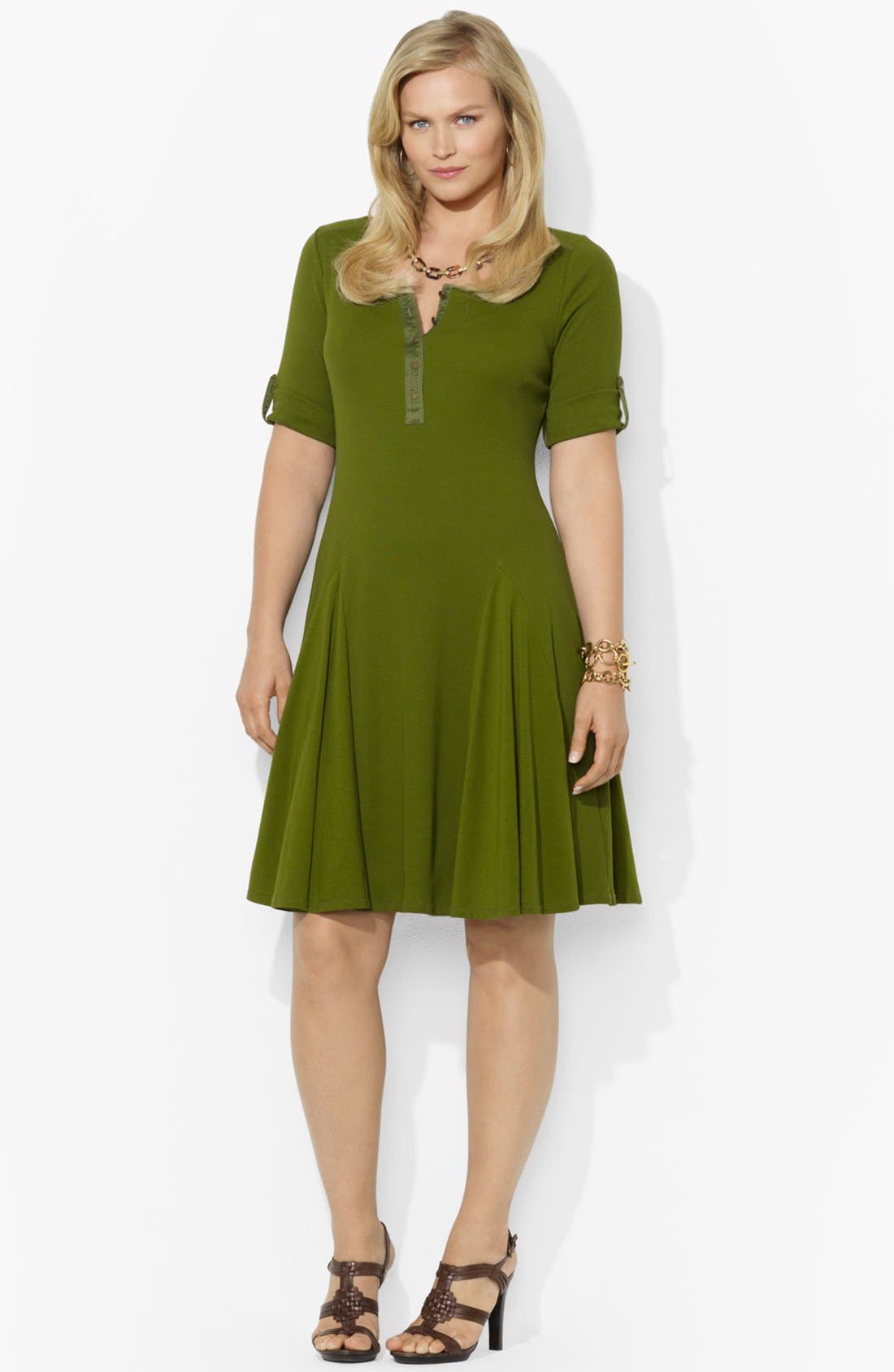 nordstrom ralph lauren plus size dresses
