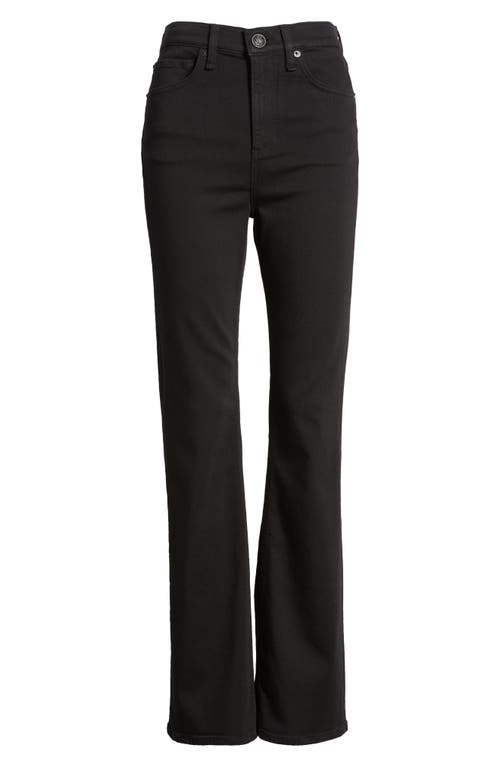 Rag & Bone Casey High Waist Ankle Flare Leg Jeans In Black