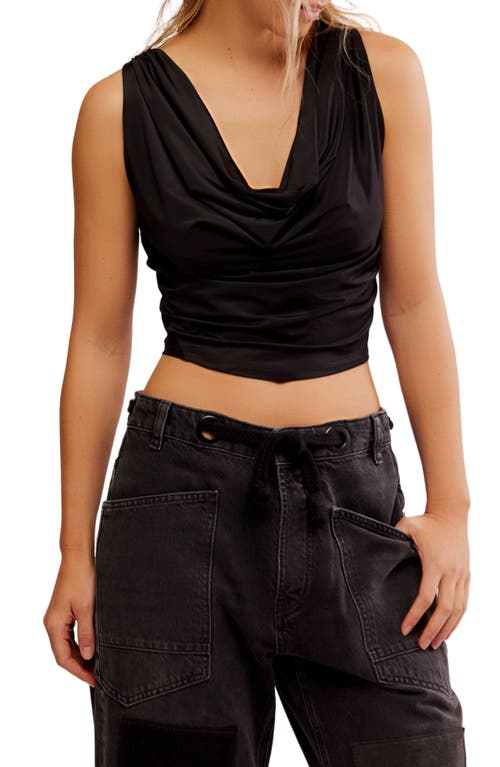 Free People City Nights Cowl Neck Sleeveless Top at Nordstrom,