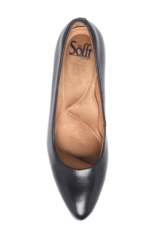 Söfft Altessa Pump - Wide Width In Black In Black