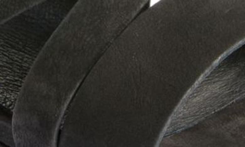 Shop Eileen Fisher Extra Leather Platform Sandal In Black