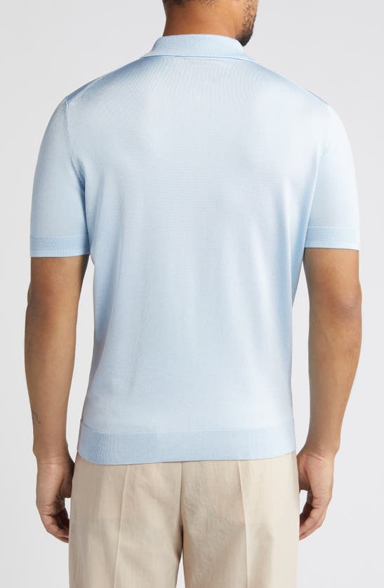HUGO BOSS HUGO SAYFONG QUARTER ZIP SWEATER POLO