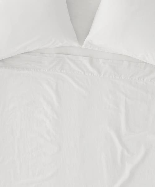 Pact Organic Room Service Sateen Fitted Sheet In White