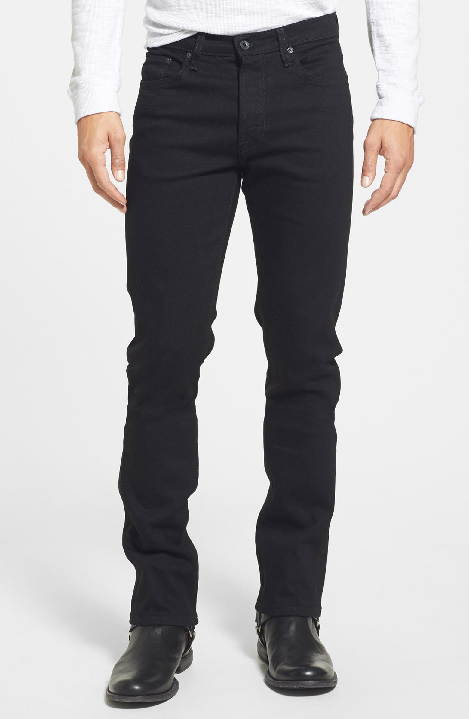 Baldwin 'The 76' Stretch Slim Fit Jeans (Black) | Nordstrom