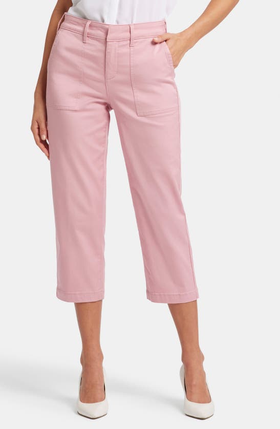 Nydj Utility Coquette Straight Leg Jean In Pink