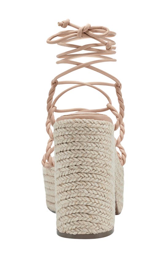 Shop Marc Fisher Ltd Oliver Platform Sandal In Light Natural