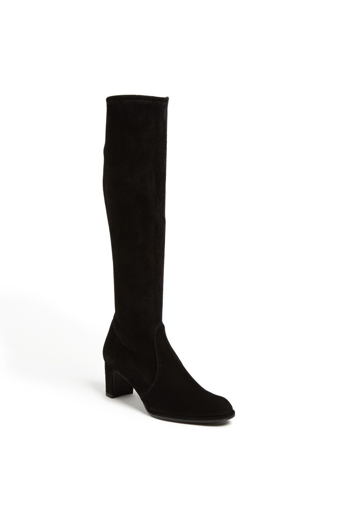 stuart weitzman coolboot stretch suede boot