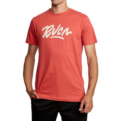 Rvca Flow Graphic T-Shirt, Red