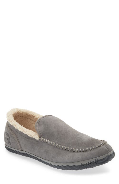 SOREL 'Dude Moc' Slipper in Grey at Nordstrom, Size 12