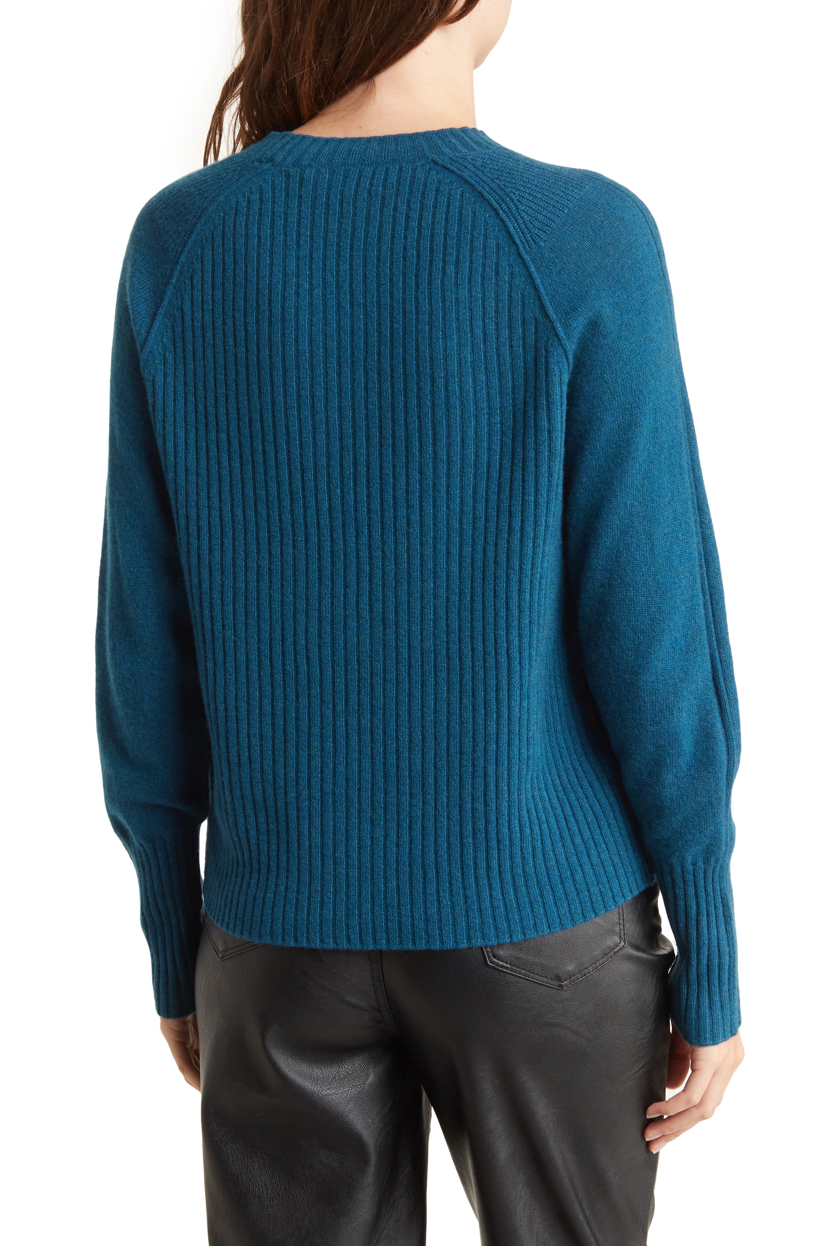 360 Cashmere Katie Crewneck Cashmere Sweater in Mallard at Nordstrom Rack, Size Small