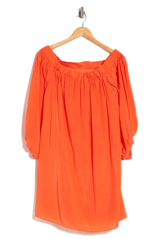 Shop Trina Turk Windward Dress In Fire Island Orange