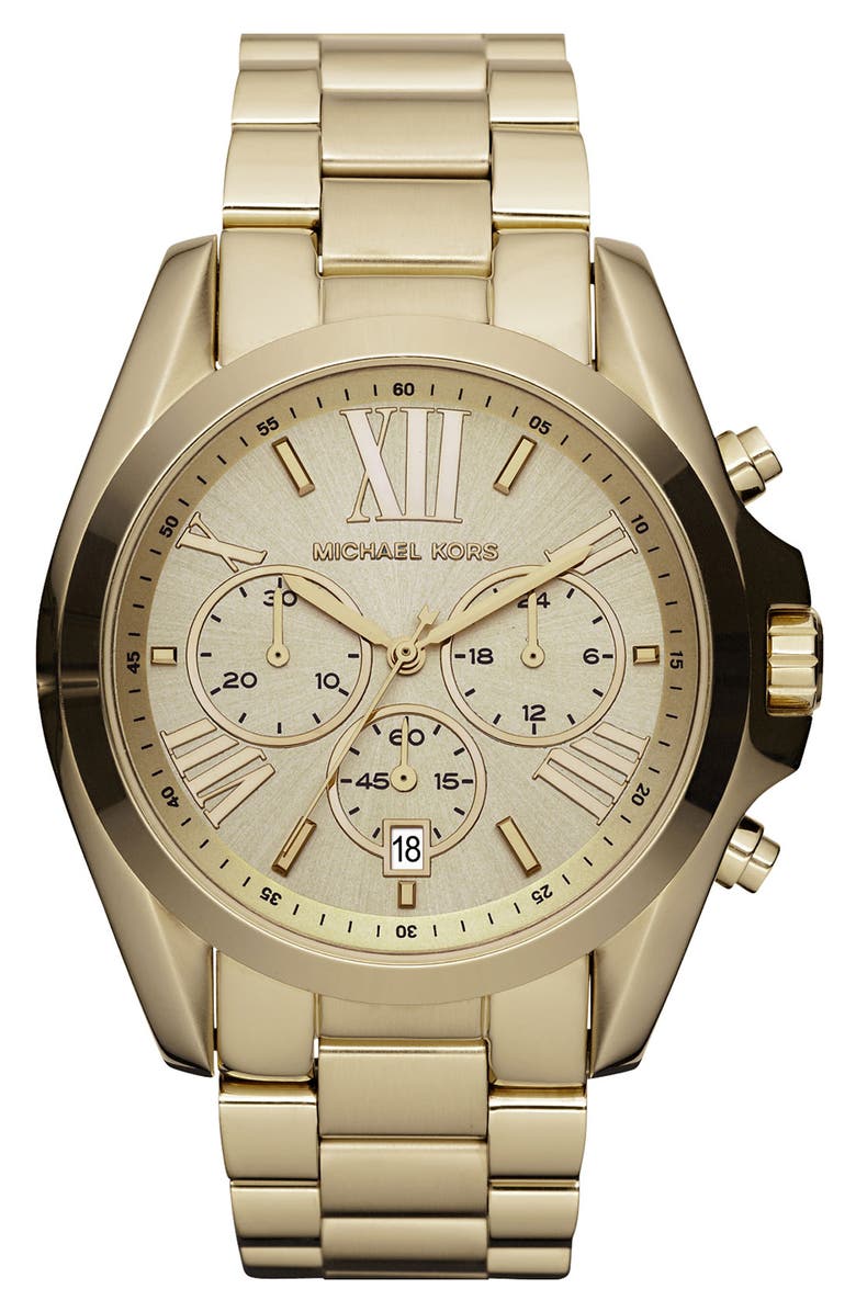 Michael Kors Bradshaw Chronograph Bracelet Watch, 43mm | Nordstrom