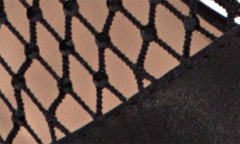 Lady Couture Ariana Mesh Heel Sandal In Black