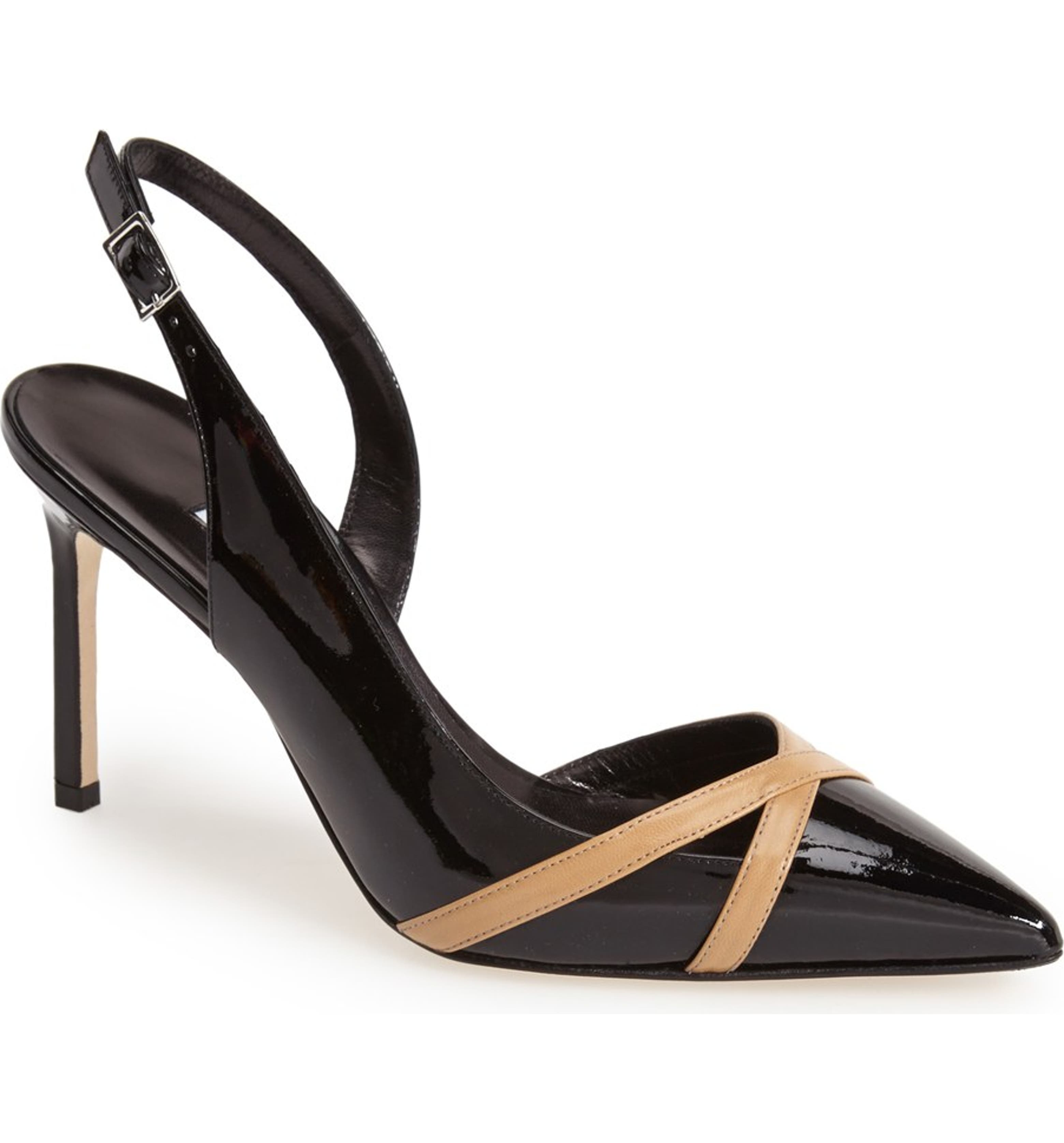Manolo Blahnik Pointy Toe Slingback Pump (Women) | Nordstrom