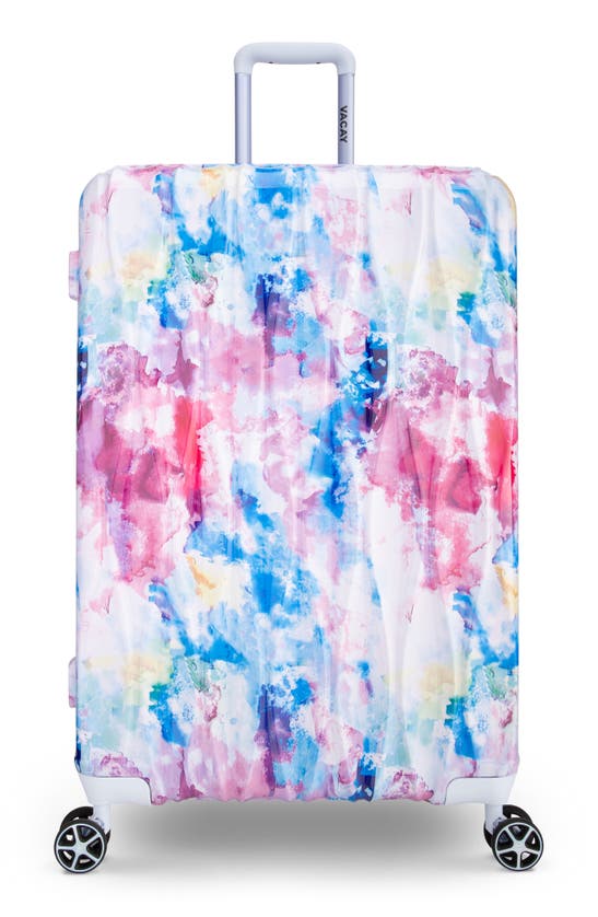 Vacay Link Watercolor 28-inch Hardside Spinner In Multi