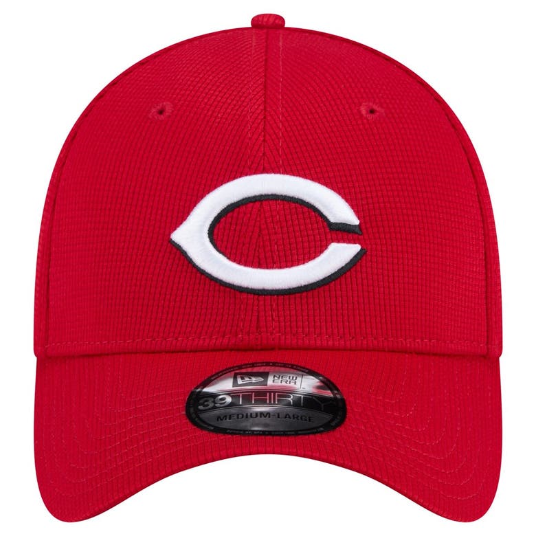 Shop New Era Red Cincinnati Reds Active Pivot 39thirty Flex Hat