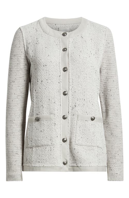 Shop Nic + Zoe Nic+zoe Knit Jacket In Sugar Cookie