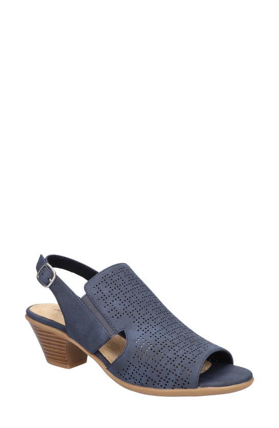 Shop Easy Street Zelma Sandal In Navy