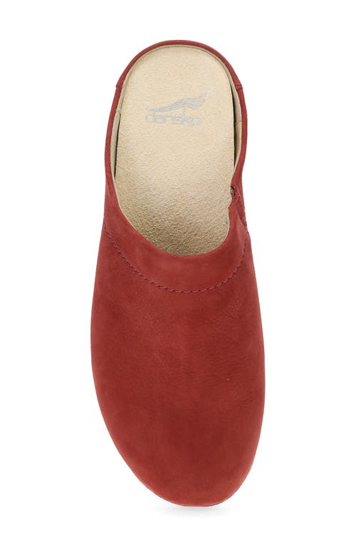 Shop Dansko Mariella Mule In Cayenne Milled Nubuck