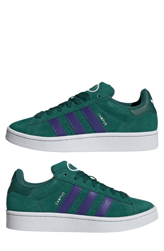 Shop Adidas Originals Campus 00s Sneaker In Green/ White/ Energy Ink