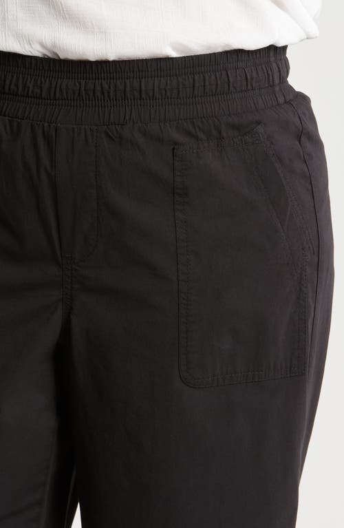 Wit & Wisdom Skyrise Patch Pocket Straight Leg Pants In Black