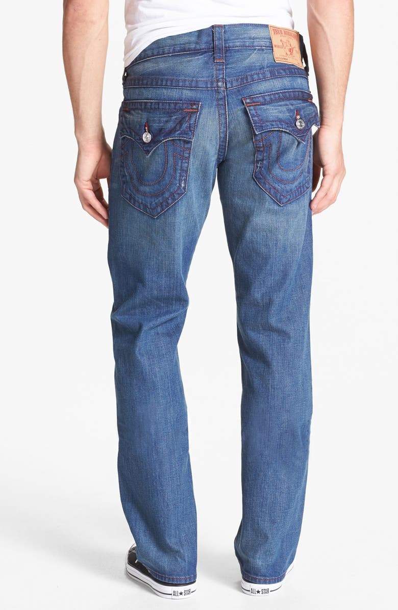 True Religion Brand Jeans 'Ricky' Straight Leg Jeans (Dark Drifter ...