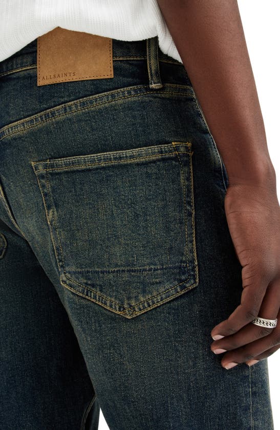Shop Allsaints Rex Slim Fit Jeans In Tinted Indigo