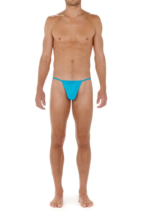 Hom Plume G-string In Turquoise