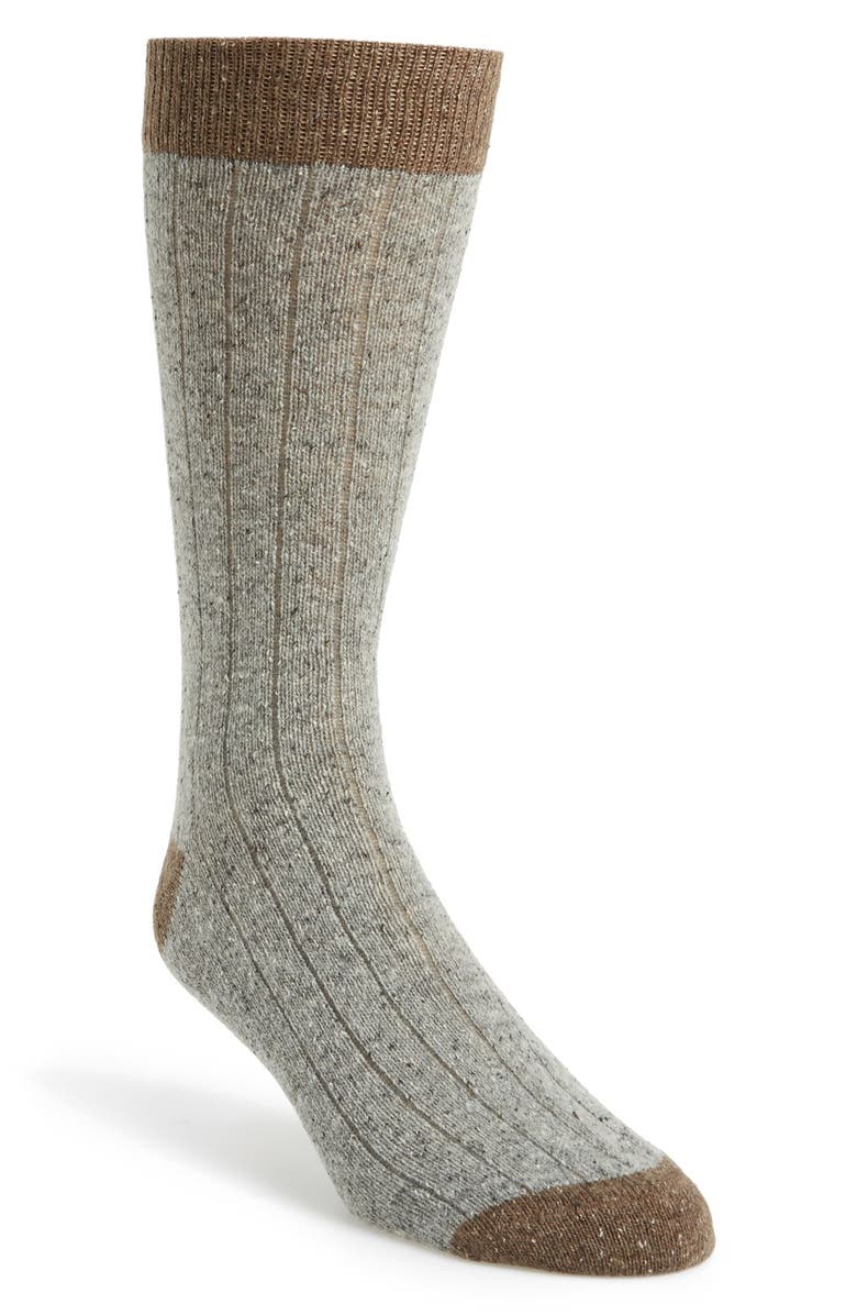 Etiquette Clothiers Tweed Rib Socks | Nordstrom