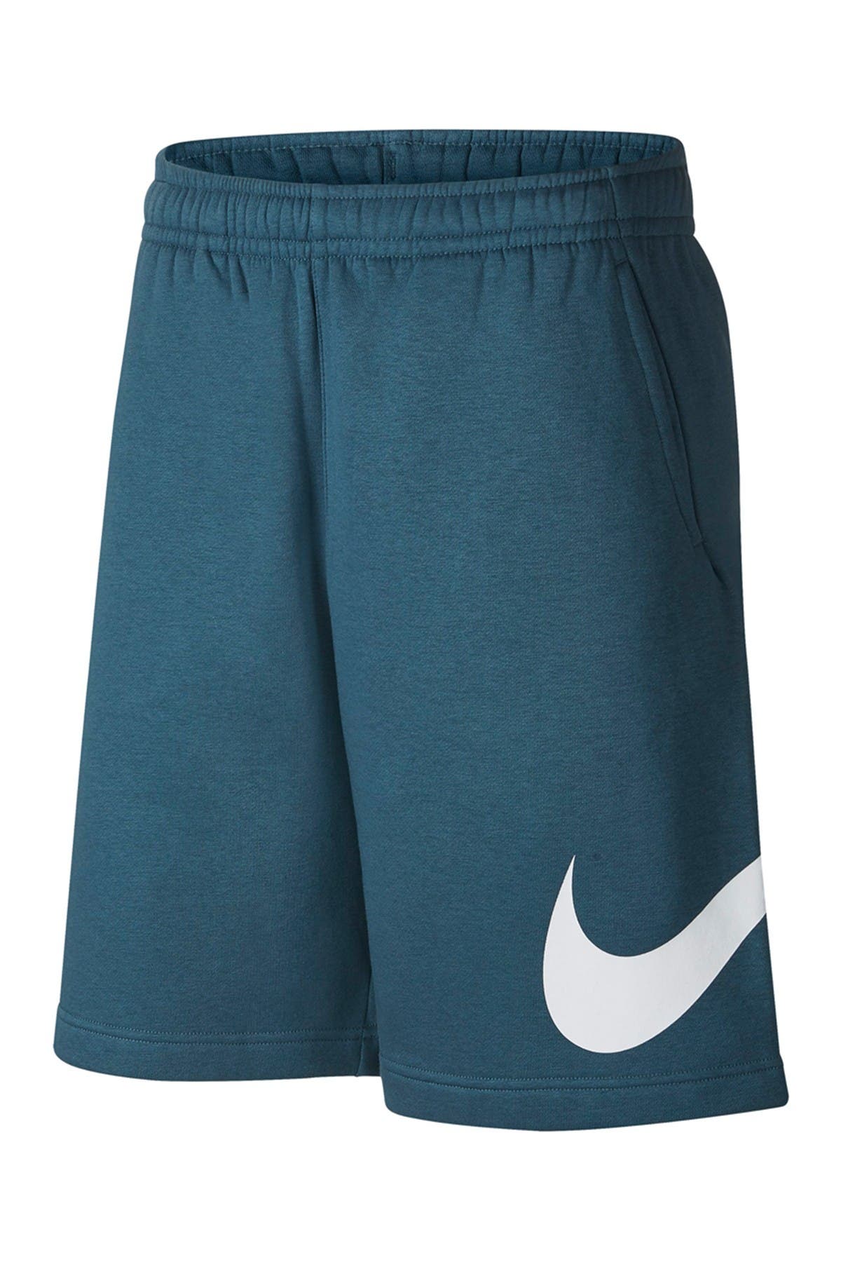 NIKE LOGO GRAPHIC CLUB SHORTS,194494488915