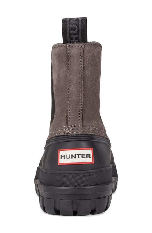 Hunter Suffolf Boots Black In Black/smoked Pearl