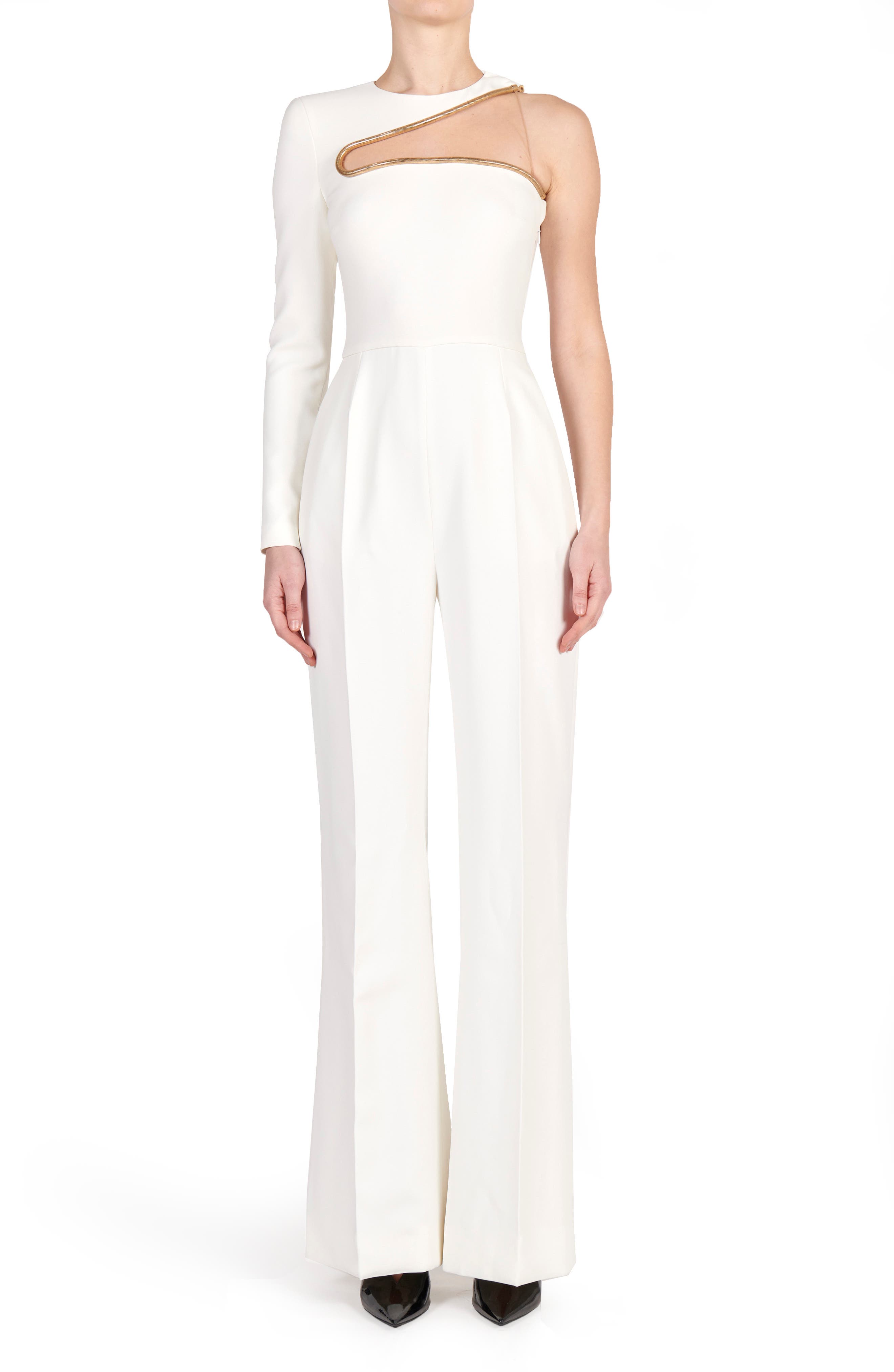 STELLA MCCARTNEY LYTA ONE-SHOULDER ILLUSION JUMPSUIT,194524573161