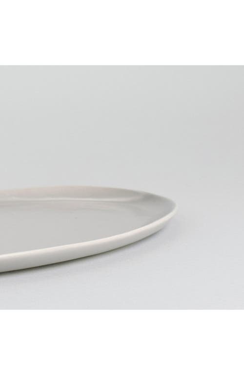 Fable The Oval Serving Platter In Dove Grey