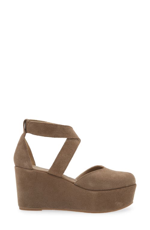 Shop Cordani Darla Platform Pump In Corda Suede